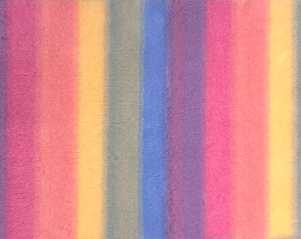 Vetbed Rainbow - prugasta ljubičasta/ružičasta/svijetloplava