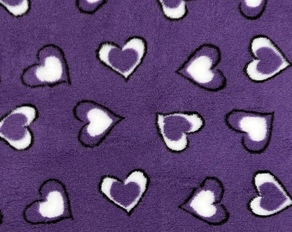 Vetbed Purple - Crno/bijela srca