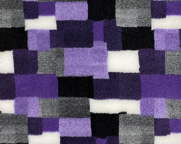 Vetbed Patchwork - Ljubičasta/siva/bijela/crna