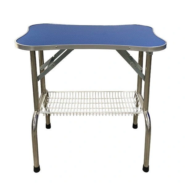 TM201 4Dogs stol za njegu pasa u obliku kosti - plava podloga