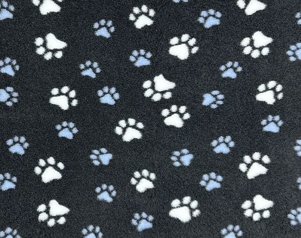 Vetbed tamno siva - bijelo/plave šape