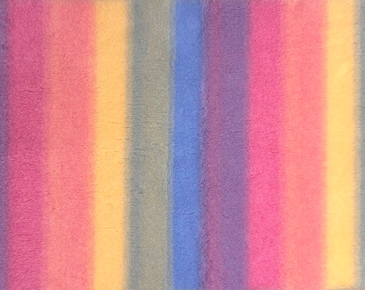 Vetbed Rainbow - prugasta ljubičasta/ružičasta/svijetloplava