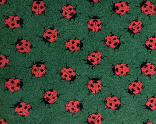 Vetbed zeleni s bubamarama