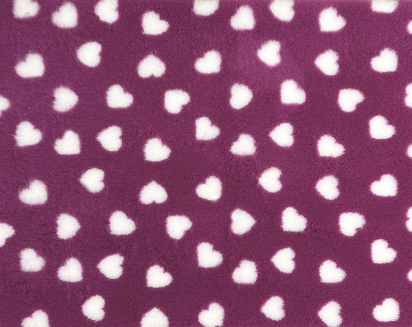 Vetbed Magenta - Bijela srca