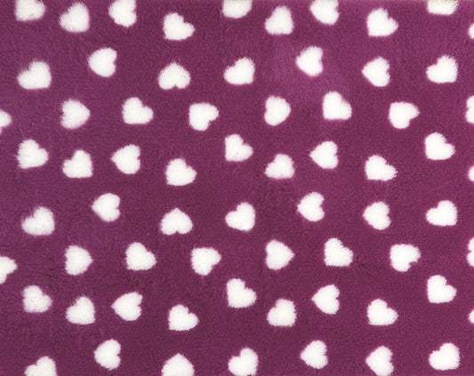 Vetbed Magenta - Bijela srca