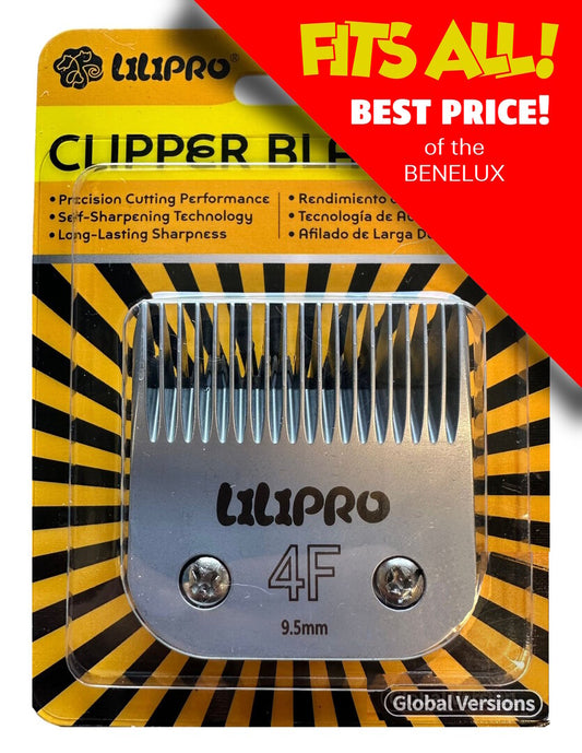 Size 4F 9.5 mm - A5 Self Sharpening Technology Blades // Veličina 4F 9,5 mm - A5 Oštrice s tehnologijom samooštrenja