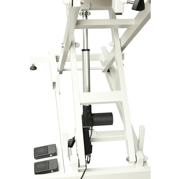 TE808 ECO Bijeli električni stol za njegu 105 cm - crni mat