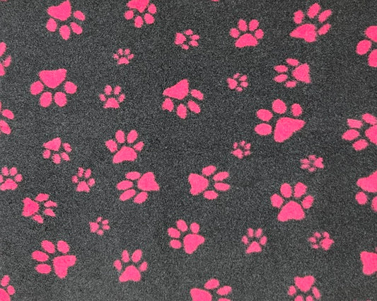 Vetbed tamno siva - ružičaste velike i male šape