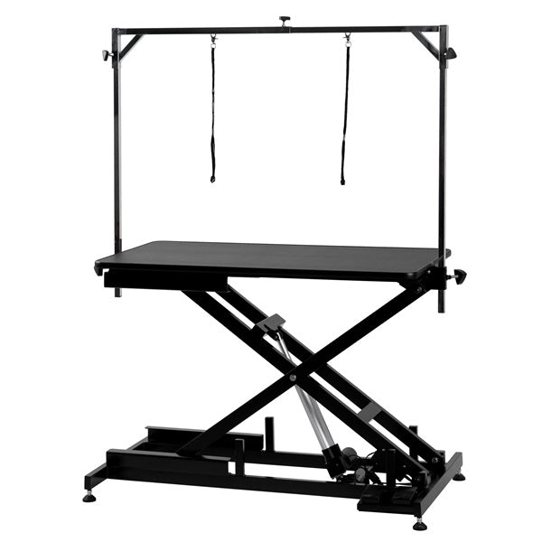 TE808 ECO bijeli/crni električni stol za njegu 120 cm - crni mat