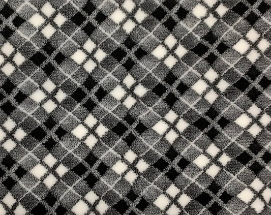 Vetbed Karirani - Crno/sivo/bijelo