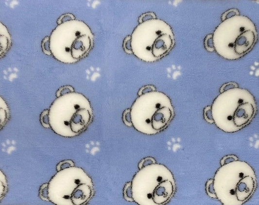 Vetbed plavi - bijeli medvjedići