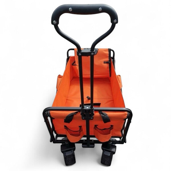 Milo transportna kolica s teleskopskom ručkom - narančasta