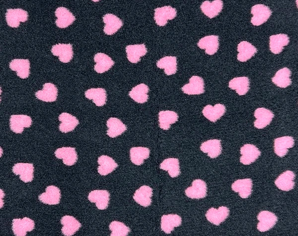 Vetbed tamno siva - ružičasta srca