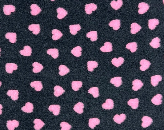 Vetbed tamno siva - ružičasta srca