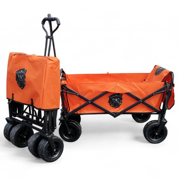 Milo transportna kolica s teleskopskom ručkom - narančasta