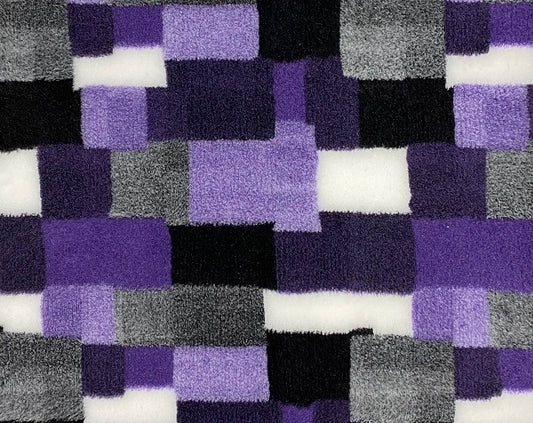 Vetbed Patchwork - Ljubičasta/siva/bijela/crna