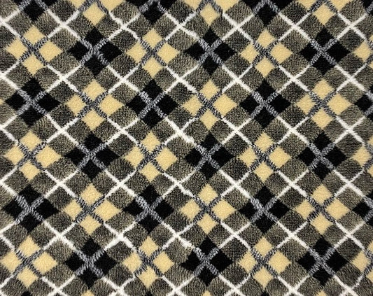 Vetbed Karirani - bež/crna/siva/bijela