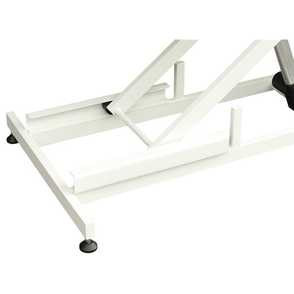 TE808 ECO Bijeli električni stol za njegu 105 cm - crni mat