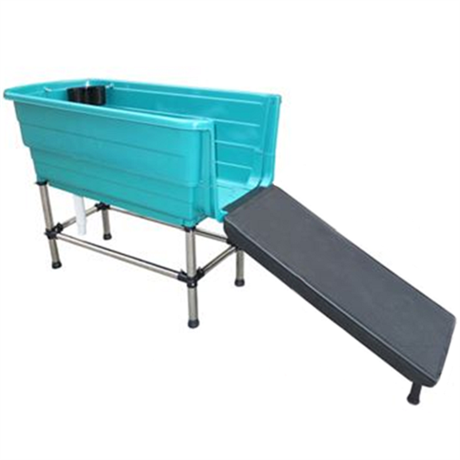 Plastic Dog Bath Large with Ramp // Velika plastična kada za pse, s rampom