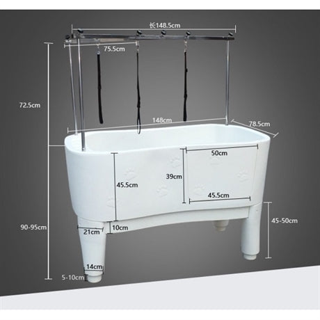 Plastic Dog Bath 150cm HB111 // Plastična kada za pse 150 cm HB111