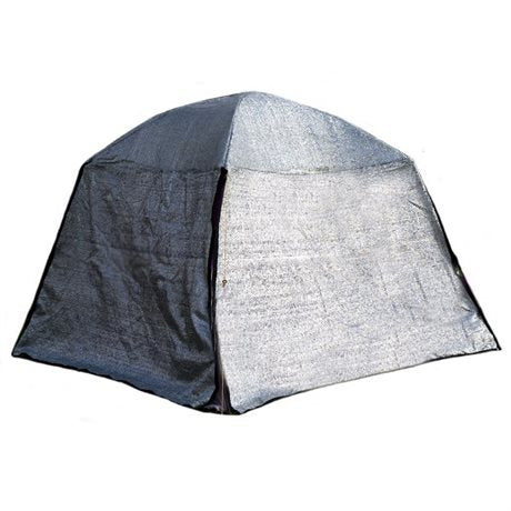 Dog Show Tent Silver Aluminium Heat Reflective Sun Covers 3m x 3m Fitted // Srebrna aluminijska navlaka za sunce za Šator za izložbe pasa  3m x 3m